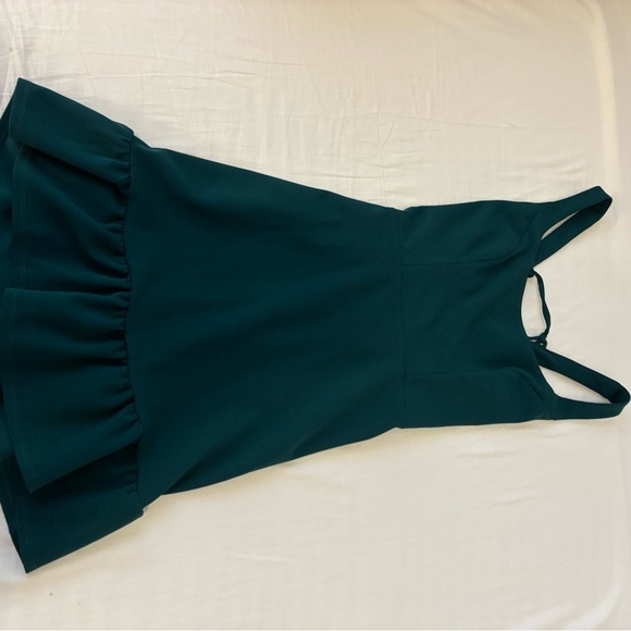 Elegant Teal Mini Dress - Picture 1 of 4